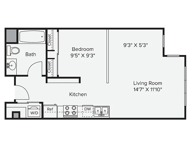 Floor plan Studio - SA-3