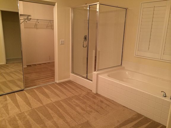 Master bath with large walk-in closet