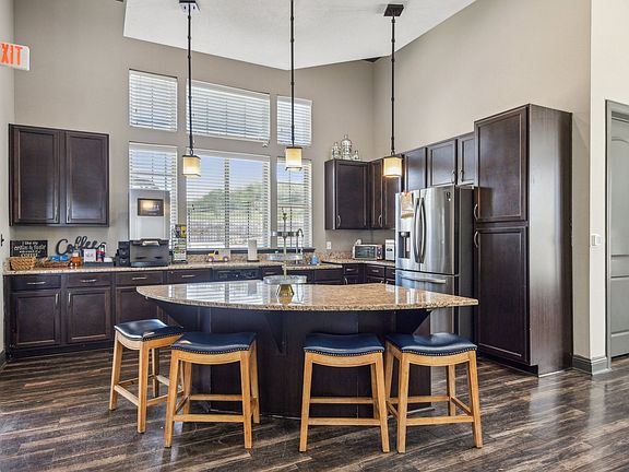 Clubhouse Kitchen Lounge at Overlook at Stone Oak Park Apartments, San Antonio, 78258