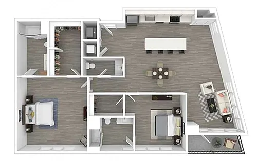 Floor plan Port Miami