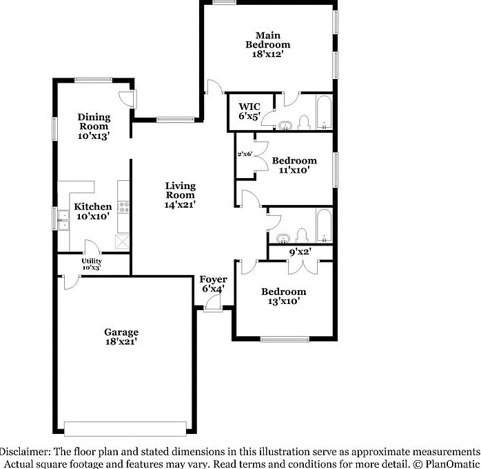 3 bed, 2.0 bath, 1381 sqft, $1,885 — Photo 2