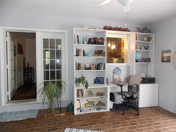 Sun room as you enter into the home.  A handy "study/work" nook to prepare for the day
