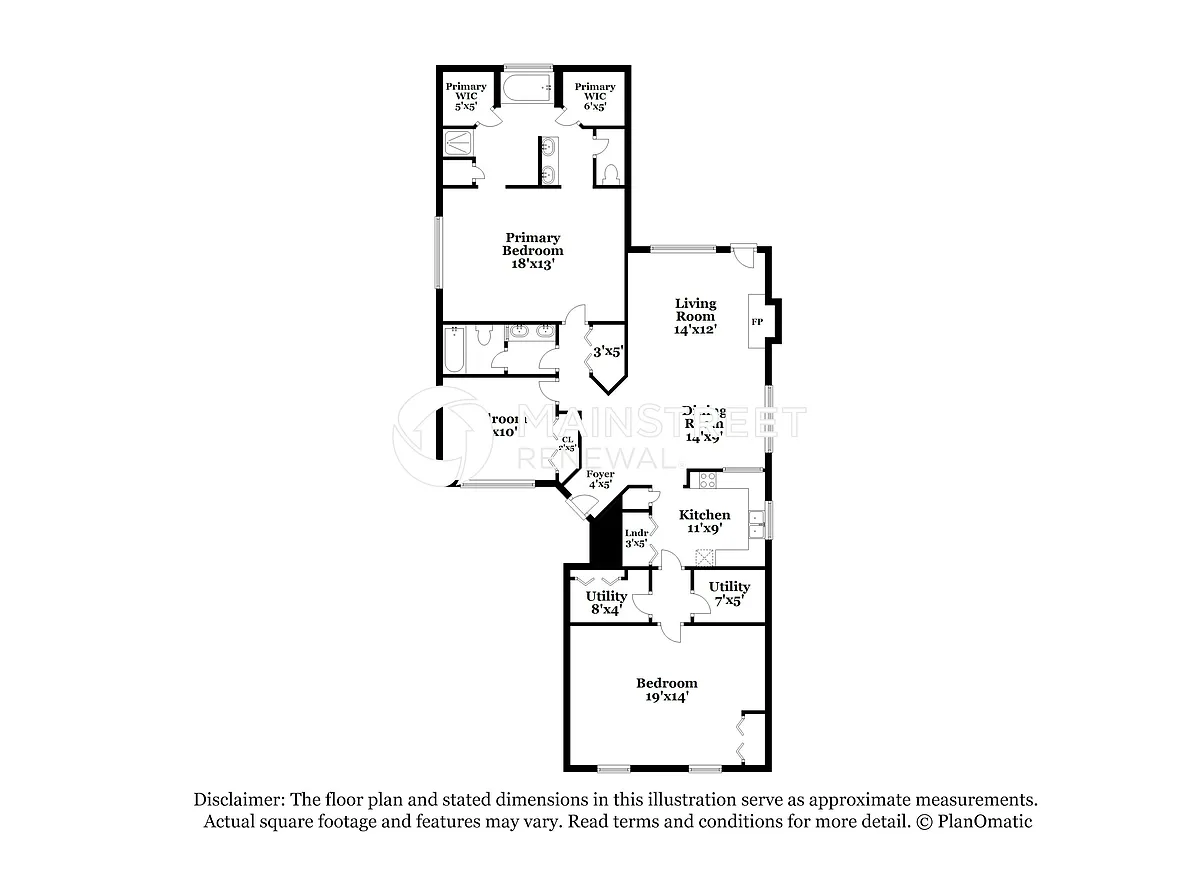 Floor Plan - 1276 Avery Dr