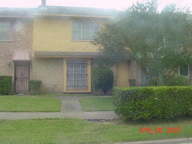 front of townhouse