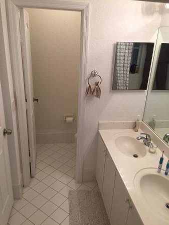Master Bathroom double sink