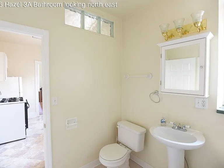 Bathroom viewing North