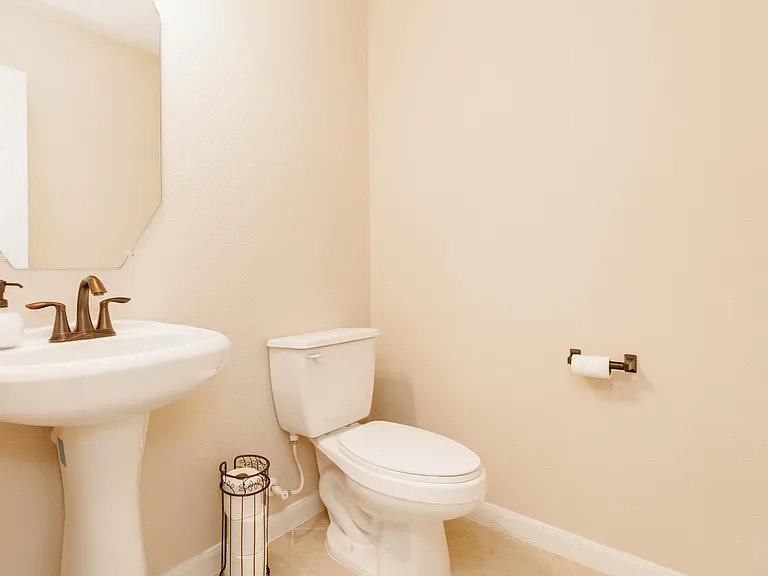 Half bath downstairs