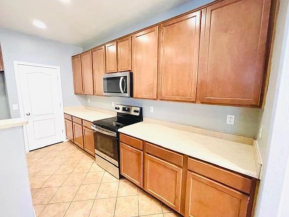 Stainless steel appliances in the kitchen