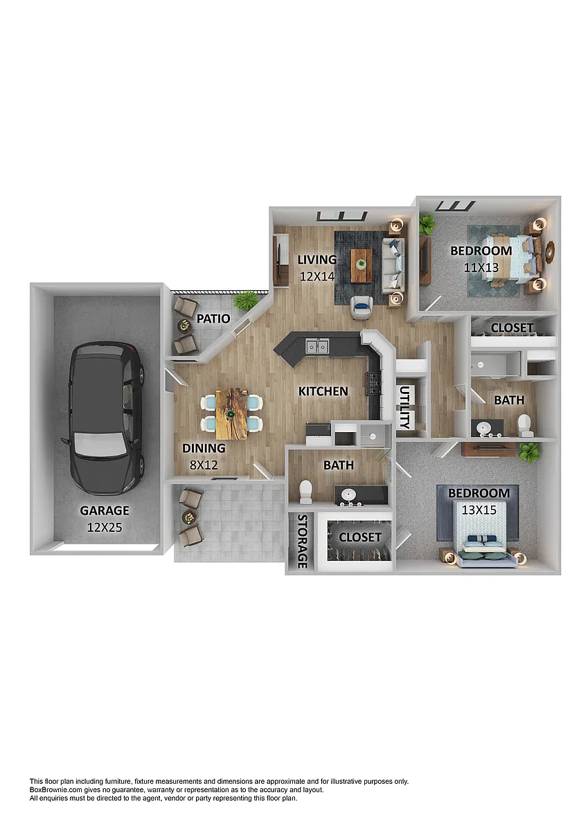 Floor plan Chambray