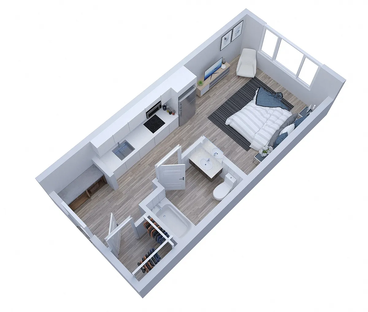 Floor plan Wingback