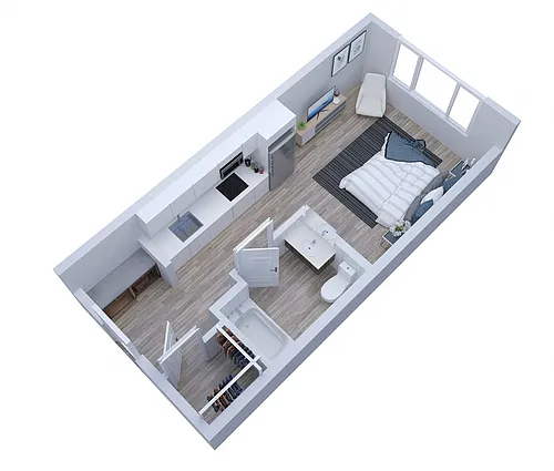 Floor plan Wingback