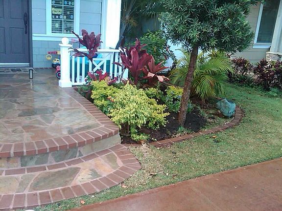 Right of Front Walkway