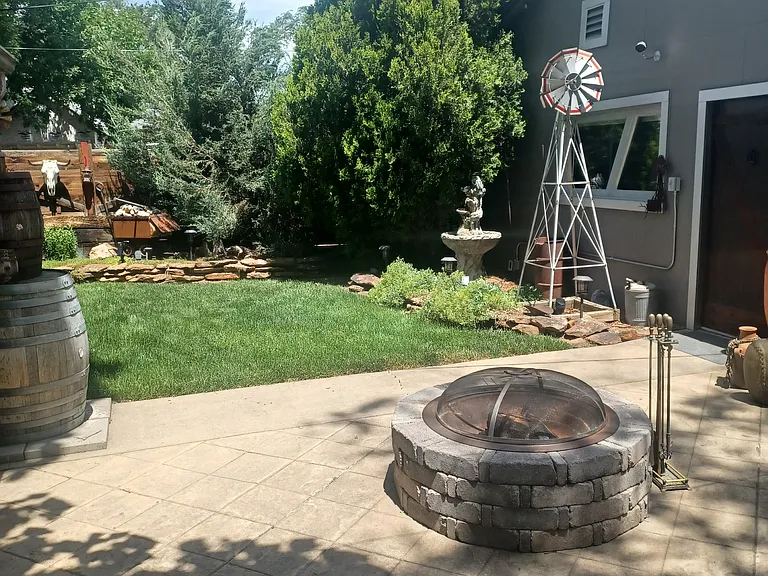 Backyard (private entrance location)