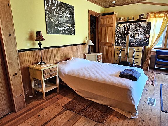 private bedroom with lots of closet space