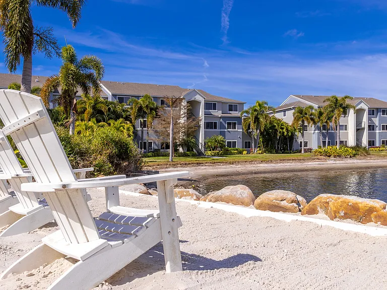 Unwind in the comfort of our private beach area, where Adirondack chairs invite you to soak in the lakefront views.
