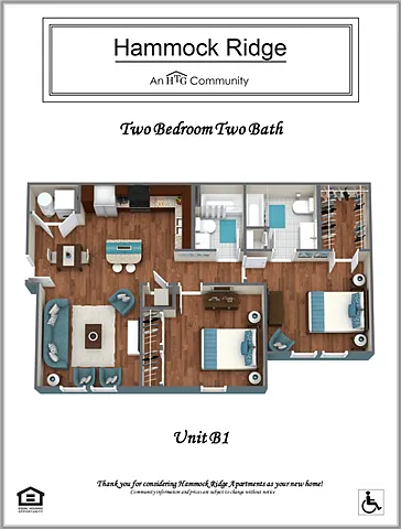 Floor plan 2 Bedroom