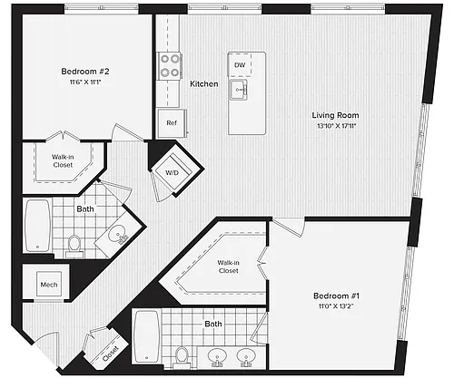 Floor plan B13