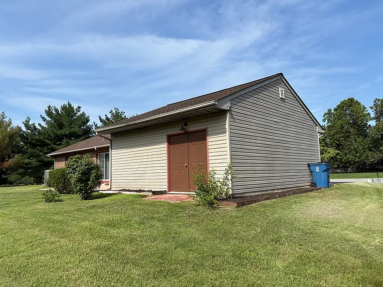 View of Garage w/ Double-Doors for Easy Access