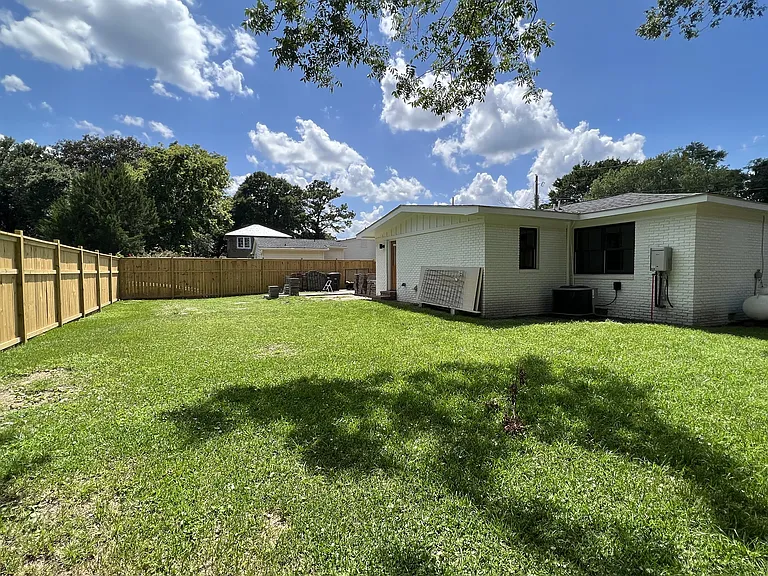 Fenced in Back Yard