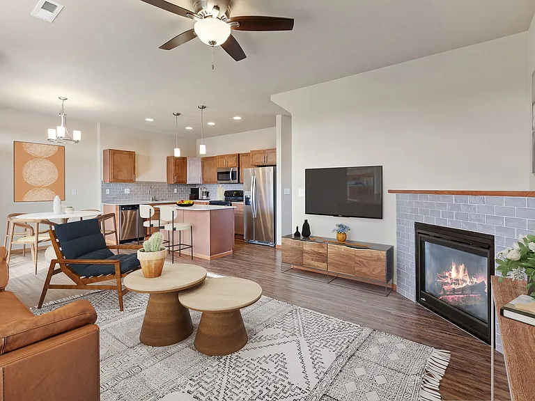 Townhome 1.0 Living with Fireplace Townhome 1.0 Living with Fireplace