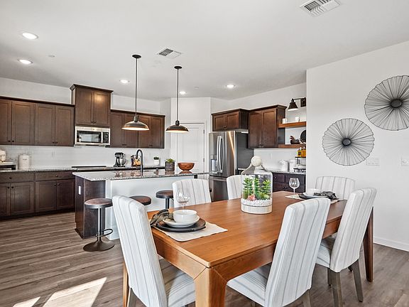 Dining area near kitchen