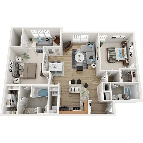 Floor plan Hyde Park