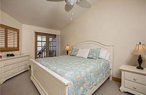Master BR #1, king bed, terrace overlooking garden, walk-in closet, master double bathroom.