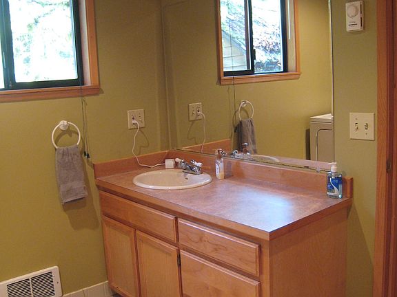 Downstairs bathroom vanity