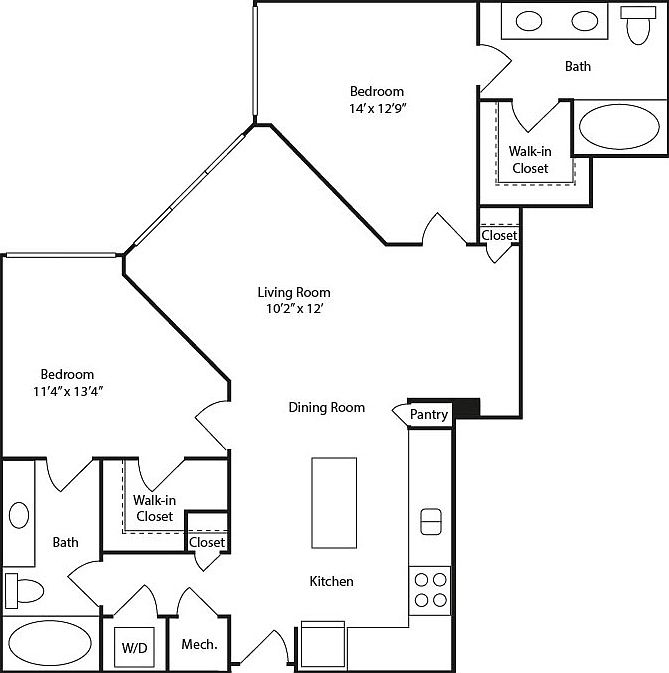 2nd image of 15955 Frederick Rd APT 1208