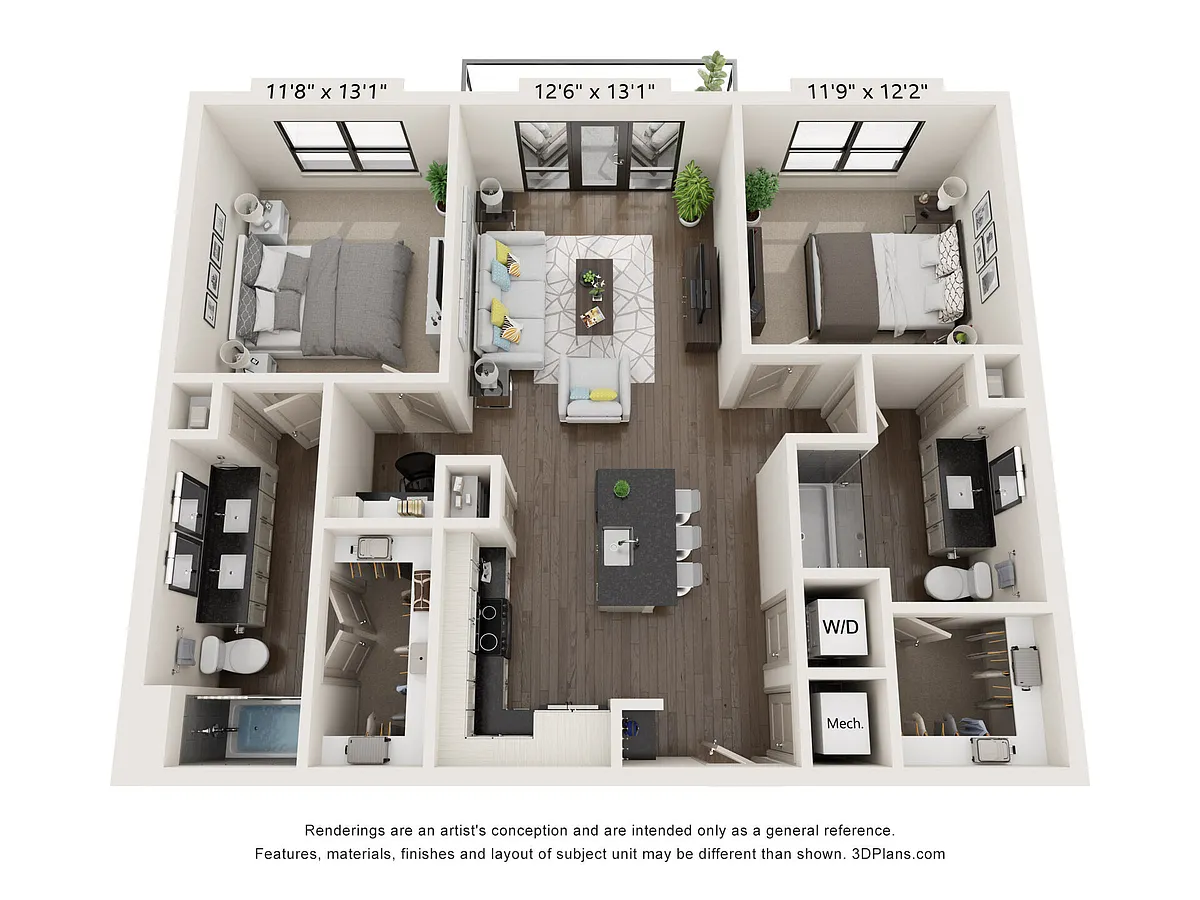 Floor plan B1