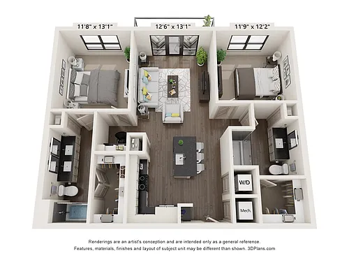 Floor plan B1