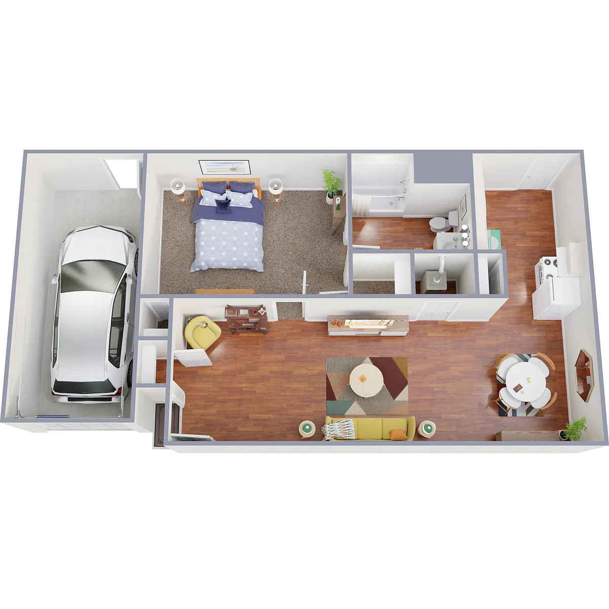 Floor plan One Bedroom