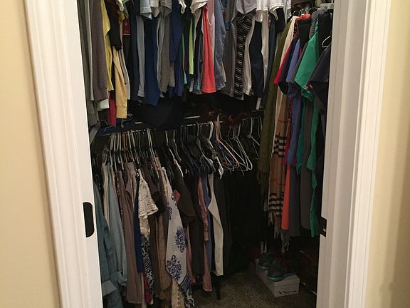 Master walk-in closet
