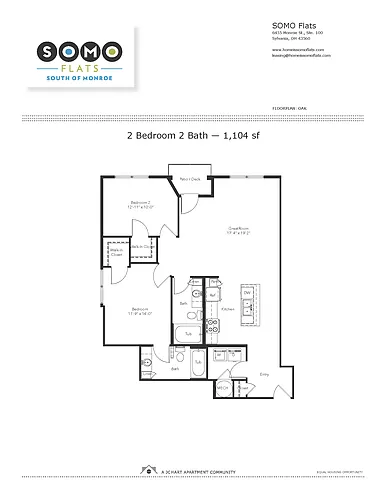 Floor plan Oak 2.2 (D4)