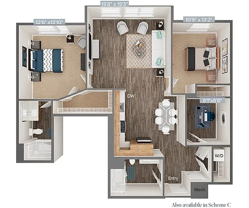 Floor plan BM19D-1054