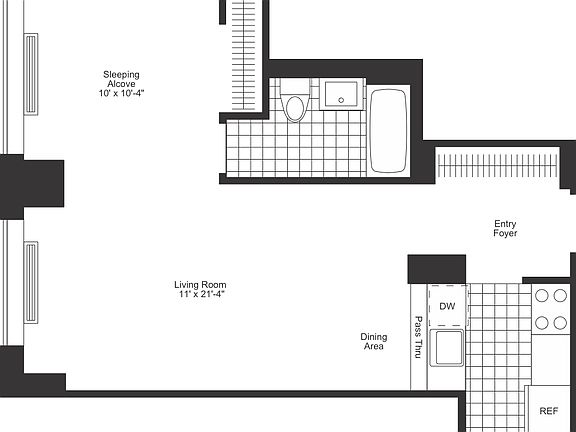 2nd image of 400 Chambers St APT 10C