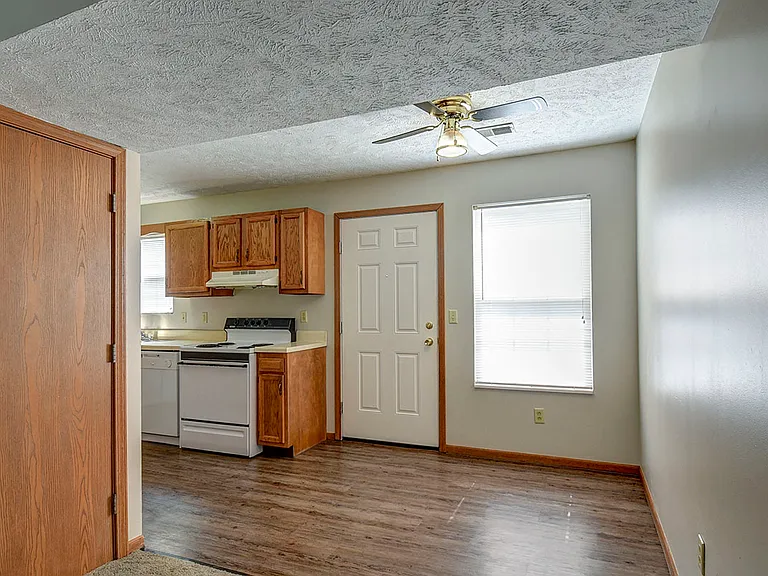 Kitchen and dining area