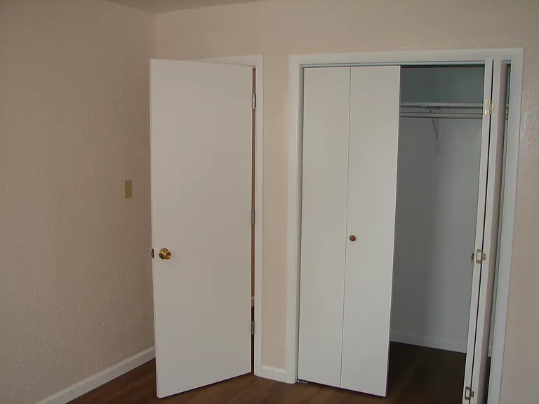 Master bedroom with large closet.