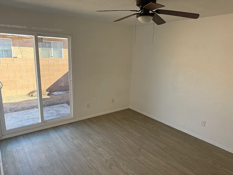 Master Bedroom with backyard access