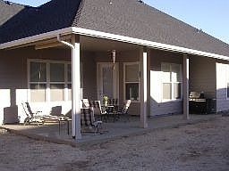 Back yard patio