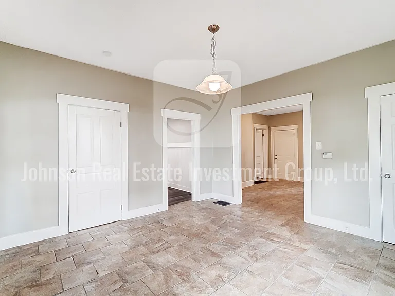 Huge dining room.