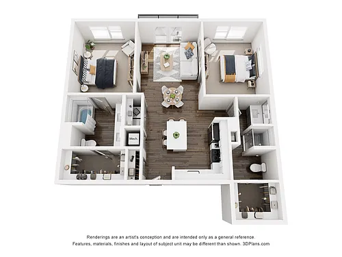 Floor plan B1A
