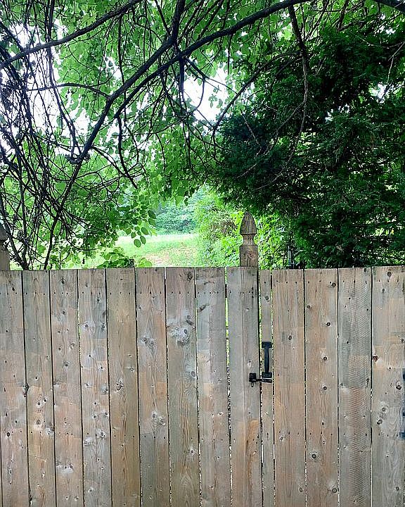 Gate to back area