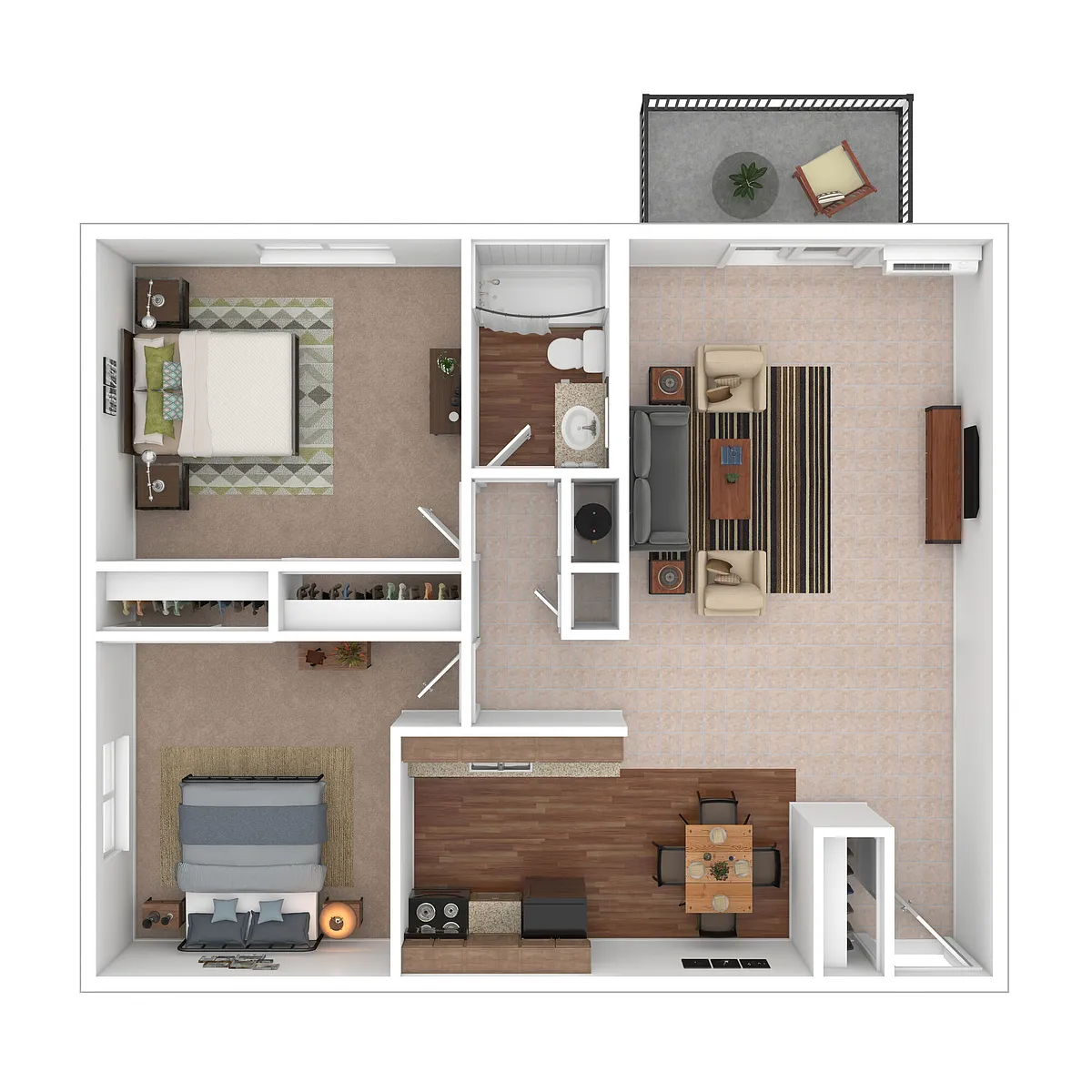 Floor plan B1 - Maple