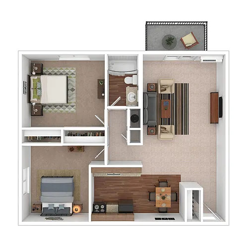 Floor plan B1 - Maple