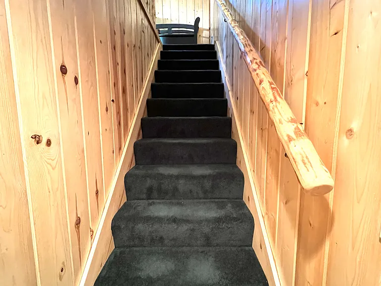 Stairs to upper bedroom