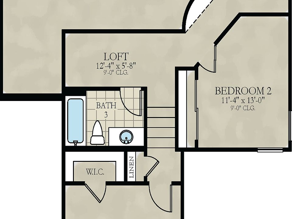 Courtyard VI 70' Golf Front Plan, Hampton Landing at Providence