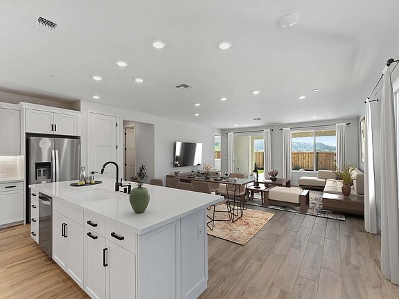 Great Room Kitchen Virtually Staged