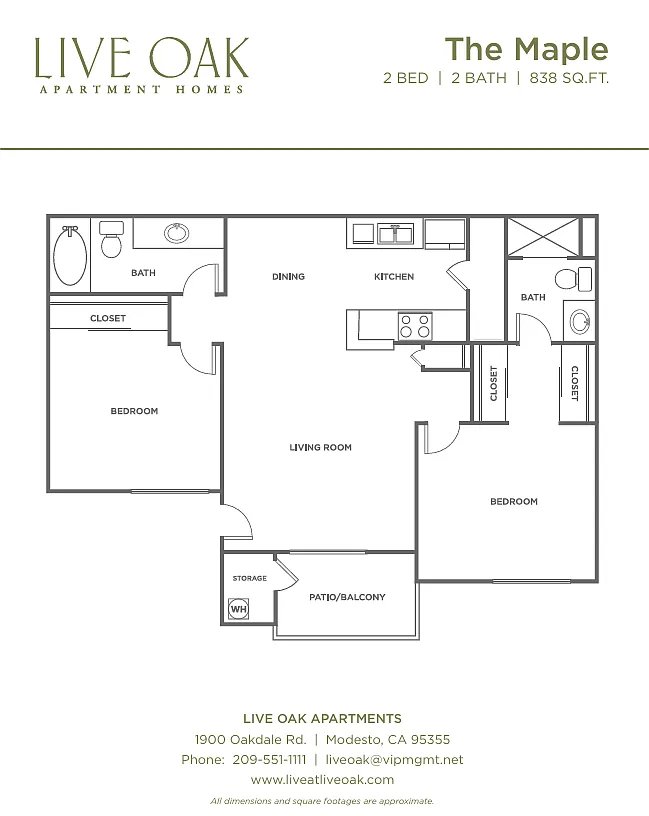 Floor plan 2 Bedroom