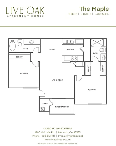 Floor plan 2 Bedroom